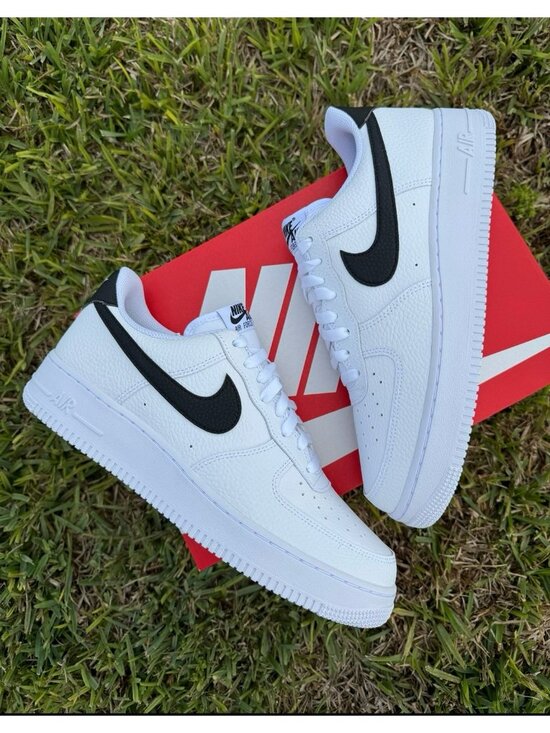 BRAND NEW MEN\'S NIKE AIR FORCE ONE AF1 WHITE BLACK CT2302-100 SNEAKERS main image 7